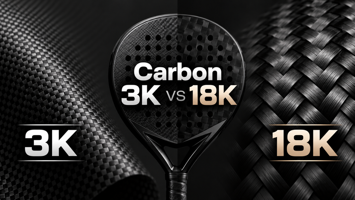 Is 18K Carbon Harder Than 3K? What the K Means in a Padel Racket