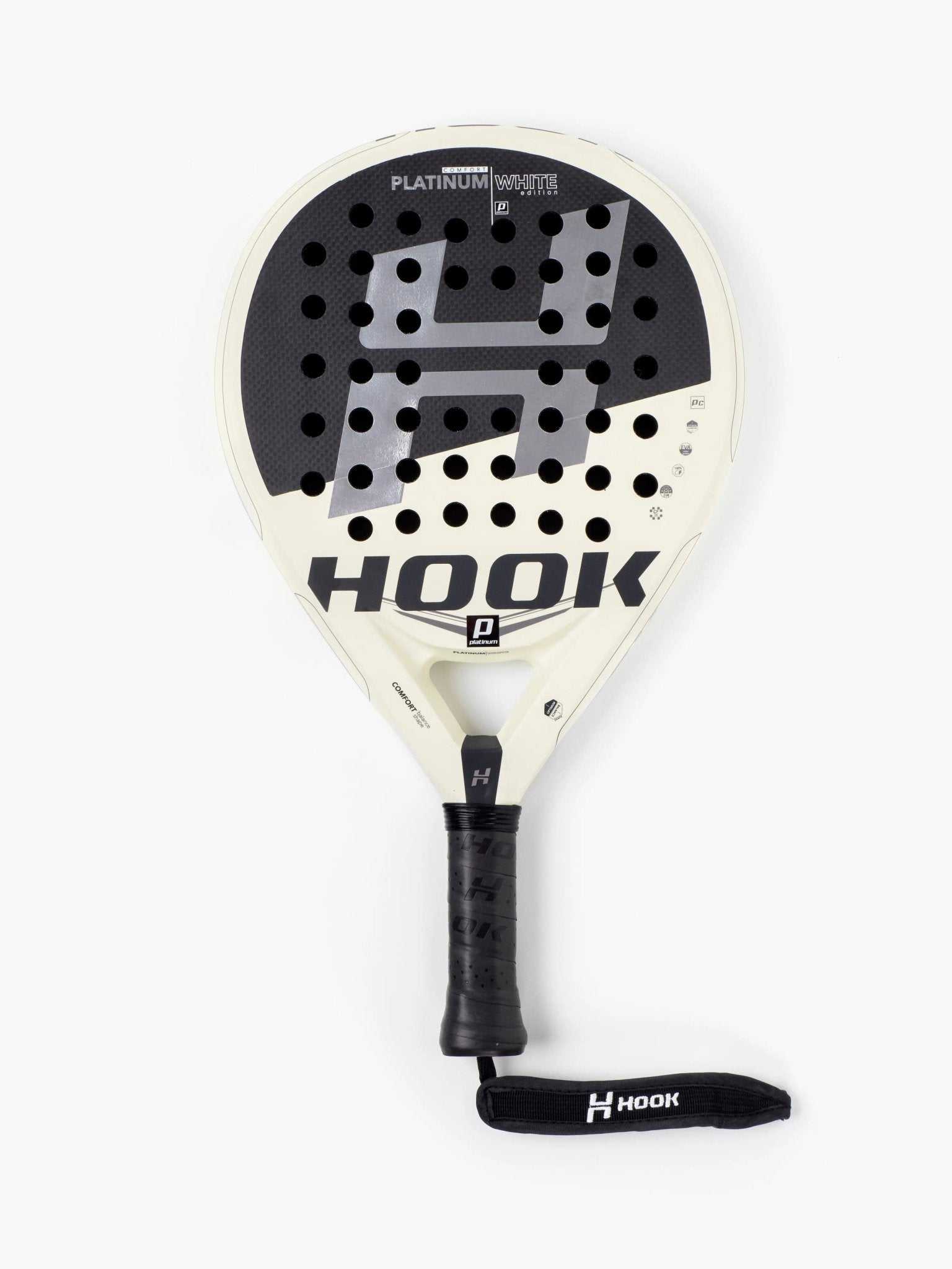 HOOK PLATINUM WHITEpadel racketHOOK PLATINUM WHITE